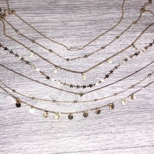 Gold choker set
